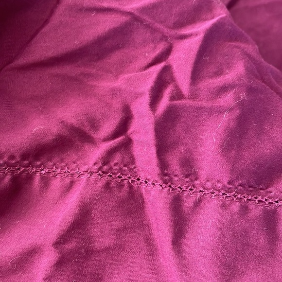 Better homes and gardens flawed dark purple thick cotton polyester top sheet OS - Picture 5 of 16